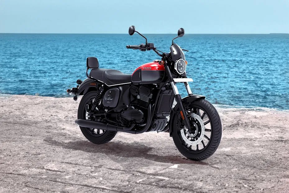 Yezdi Roadster Rush Hour Red Dual Tone image